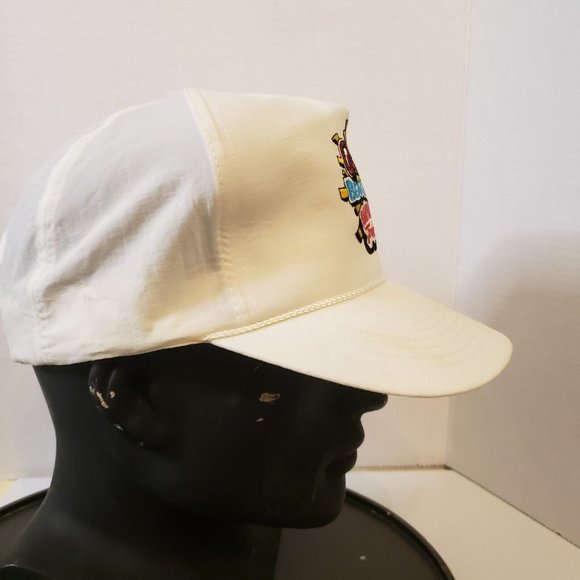 Vtg Hawaiian Tropic Hat Cap Gordon's Beach Party Logo Tanning Lotion Snapback - Picture 4 of 11